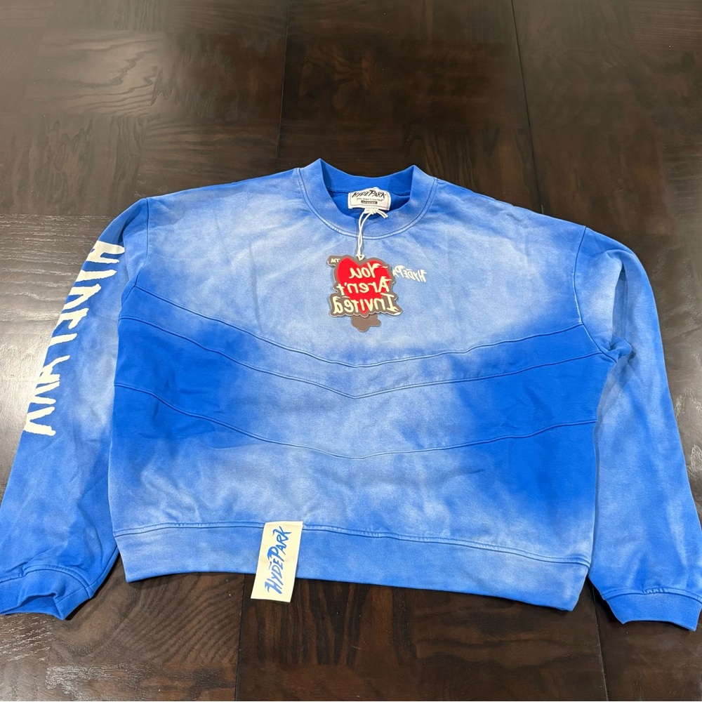 Blue Graphic Sweatshirt